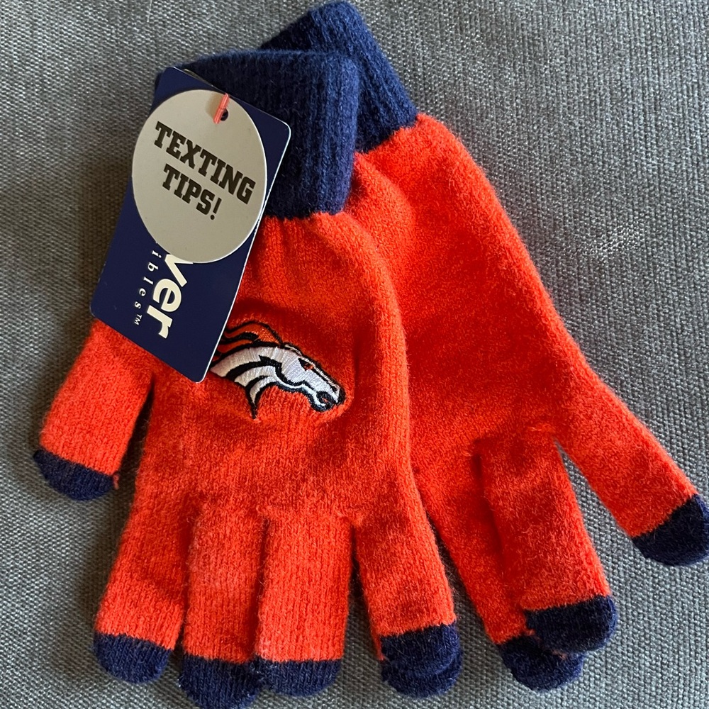 Denver Broncos Texting Gloves